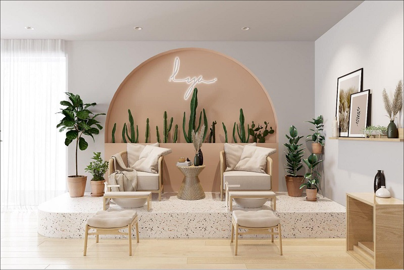 Bật mí 88+ phong cách decor quán nail “hot” nhất hiện nay